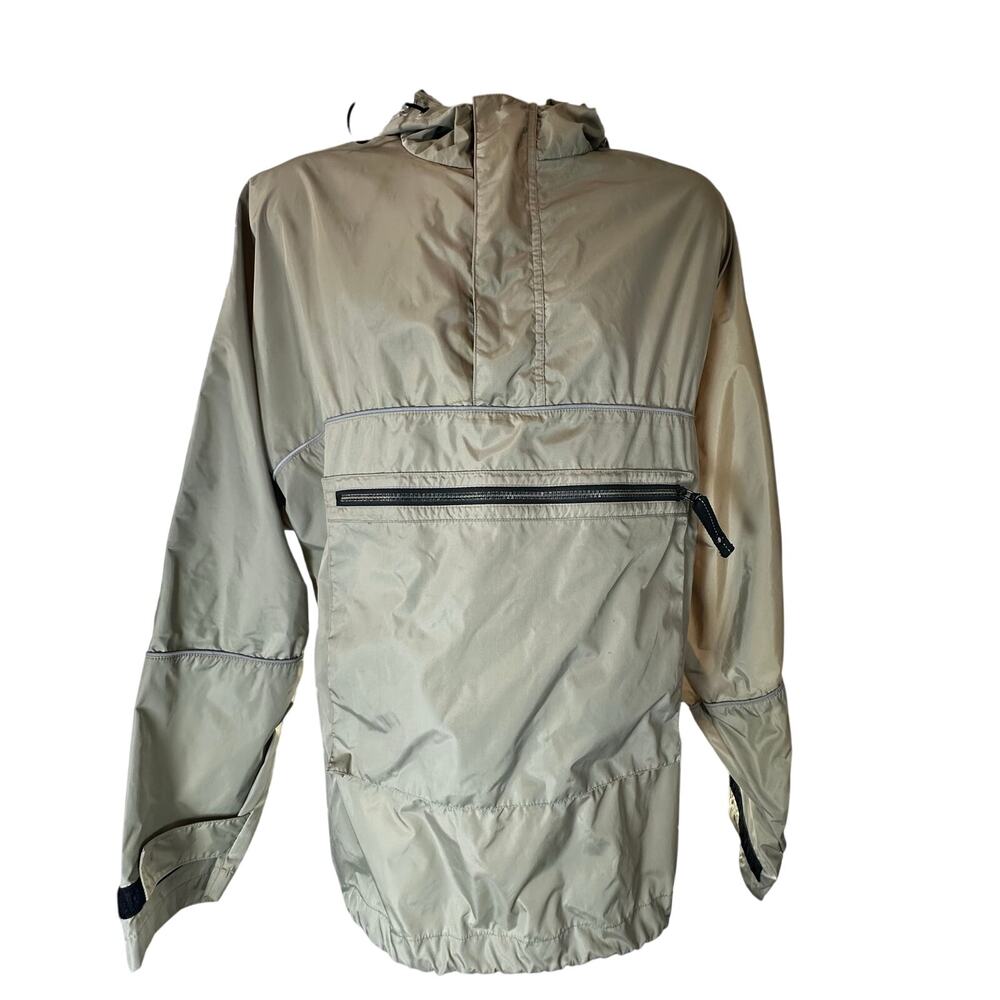Vintage 90s Old Navy Khaki Anorak Pullover Windbreaker Jacket